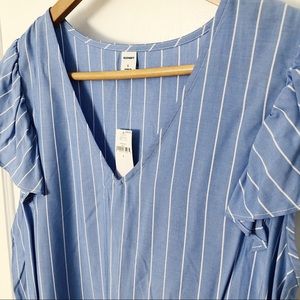 Old Navy Flutter-Sleeve V-Neck Top for Women